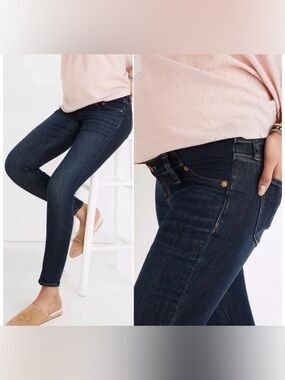 Madewell Side Panel Maternity Skinny Jeans 26